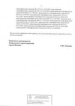 Сертификат отделения Садовая-Каретная 24