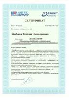 Сертификат врача Шабаев С.Н.