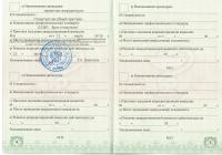 Сертификат врача Степанова О.В.