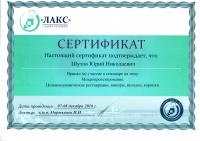 Сертификат отделения Революции 48А