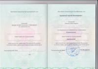 Сертификат врача Боровский С.В.