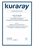 Сертификат врача Цуркану С.М.