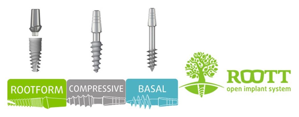 Зубные импланты ROOTT: виды и особенности.