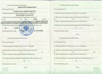 Сертификат врача Круглов П.Ю.