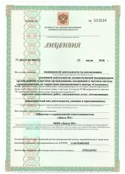 Сертификат отделения Всеволжск, Пушкинская 63