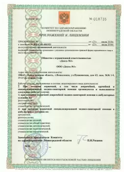 Сертификат отделения Всеволжск, Пушкинская 63